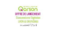 QarsonOffres de lancement des Concessions Digitales Qarson Lyon & Grenoble pub