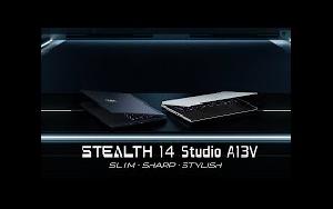 <b>MSI Stealth 14 Studio A13V – Fin, Puissant, Élégant pub</b>