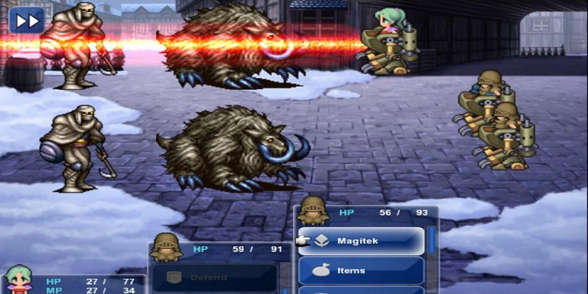 trouver et battre Intangir dans Final Fantasy VI