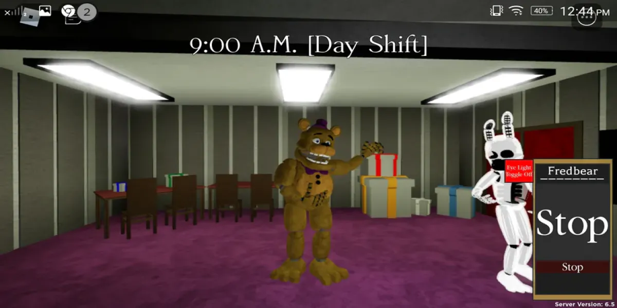 Obtenga un código secreto en Fredbear's Mega Roleplay