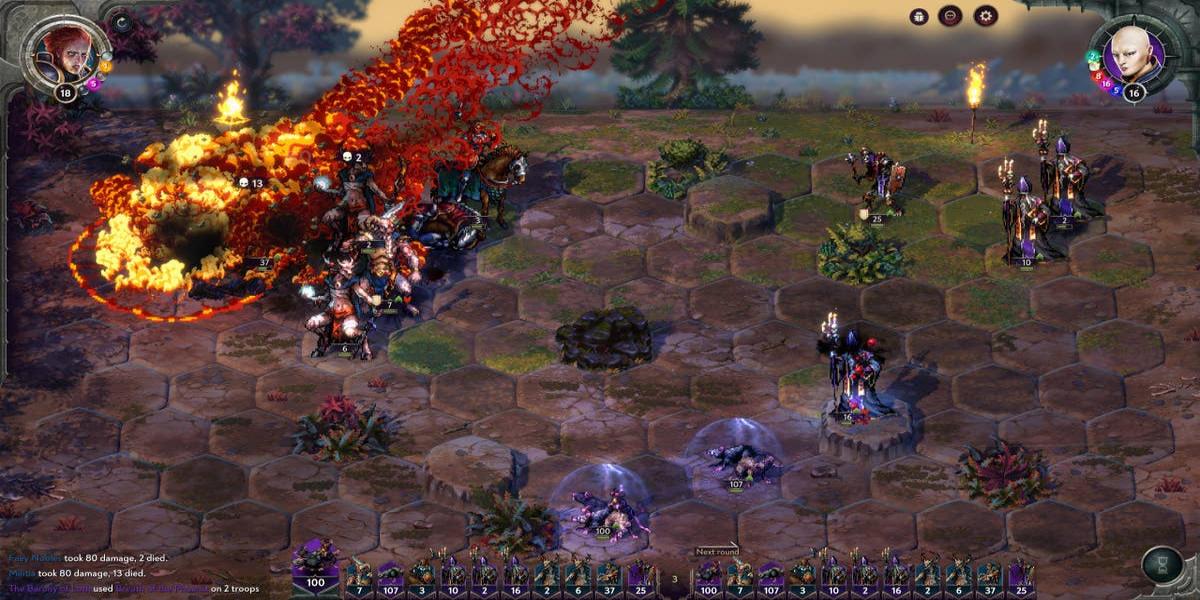 Songs of Conquest: ressusciter un porteur après la bataille