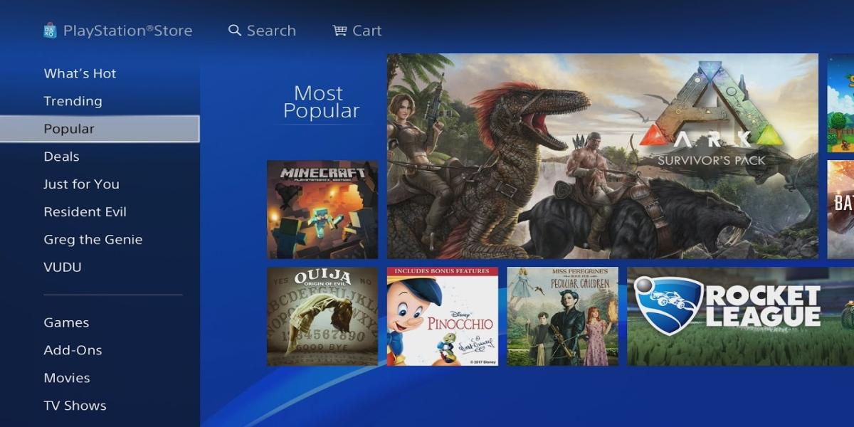 find cheap PS VR games on the PS4 Store