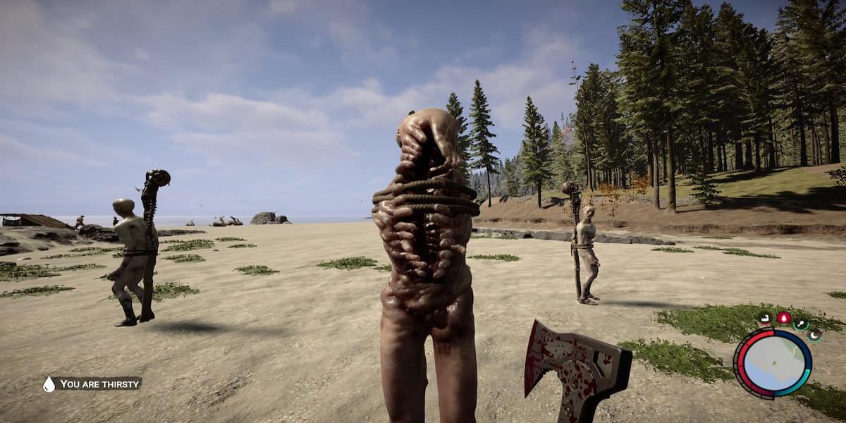 Riparare l'inventario di Sons of the Forest non può