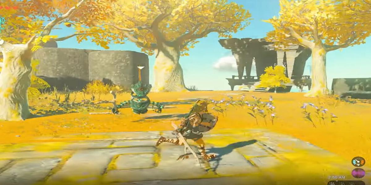 Usare Flux Construct 1 Core in Zelda Tears of the Kingdom