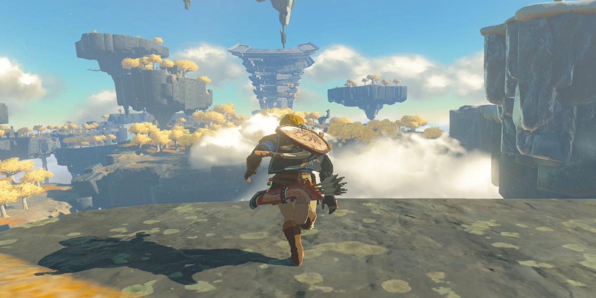 Entrer dans le refuge de la ville de Gerudo dans Zelda Tears