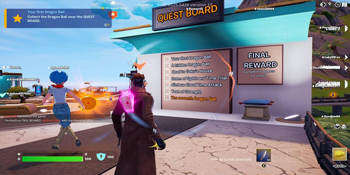 So entsperren Sie das Gohan Beast Spray in Fortnite