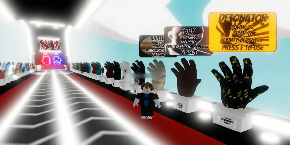 Obtenir le gant de marteau dans Roblox Slap Battles