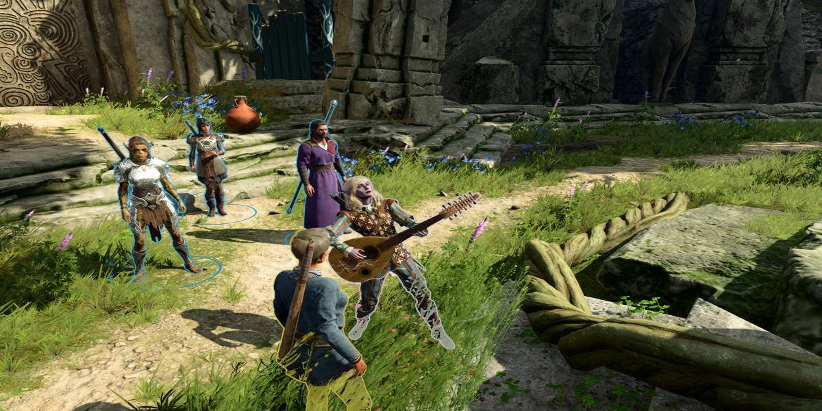 Man in Baldur’s Gate 3 das verzerrte Stirnband der