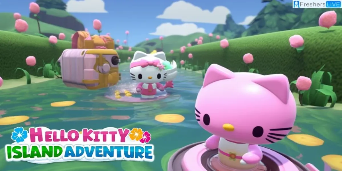 motos de nieve en Hello Kitty Island Adventure