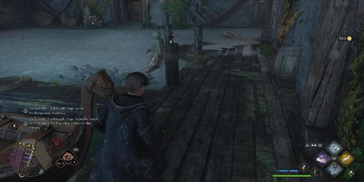 Llegar al puerto subterráneo en Hogwarts Legacy