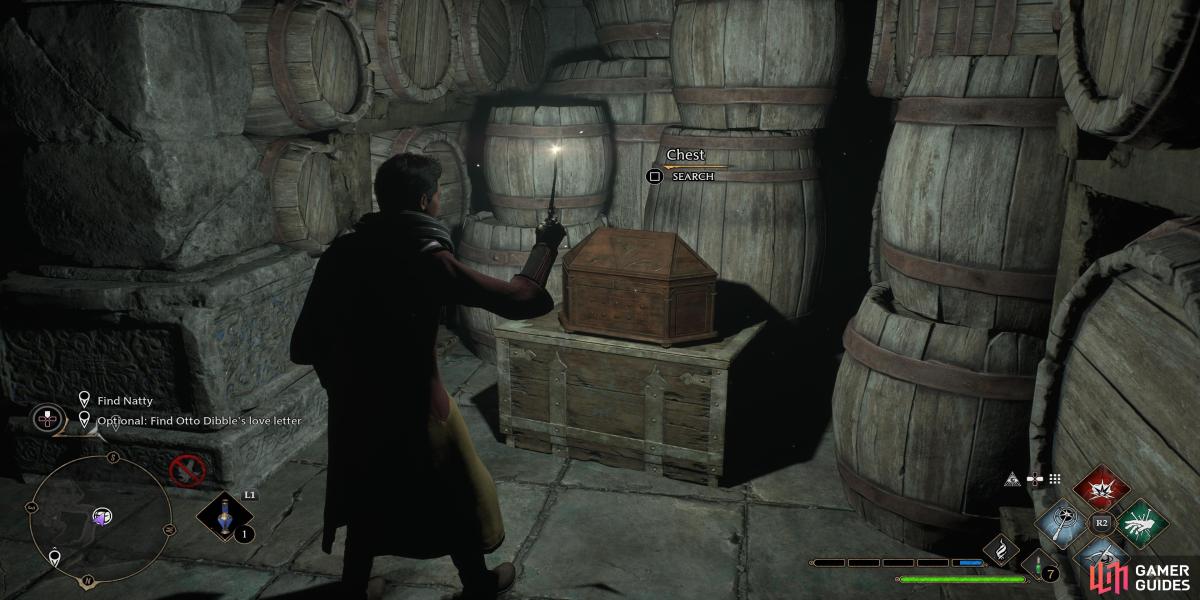 Wo kann man Otto Dibbles Liebesbrief in Hogwarts Vermächtnis