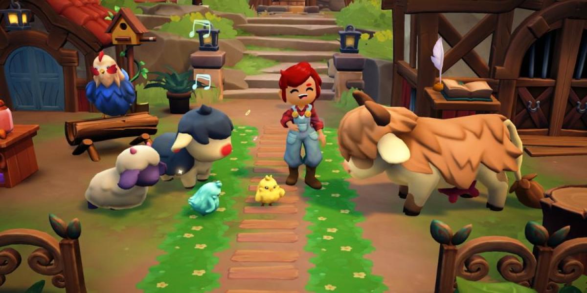 Man blaue Krabben auf der Feenfarm bekommt