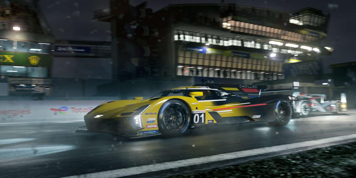 mensajes de precaución en la pista en Forza Motorsport