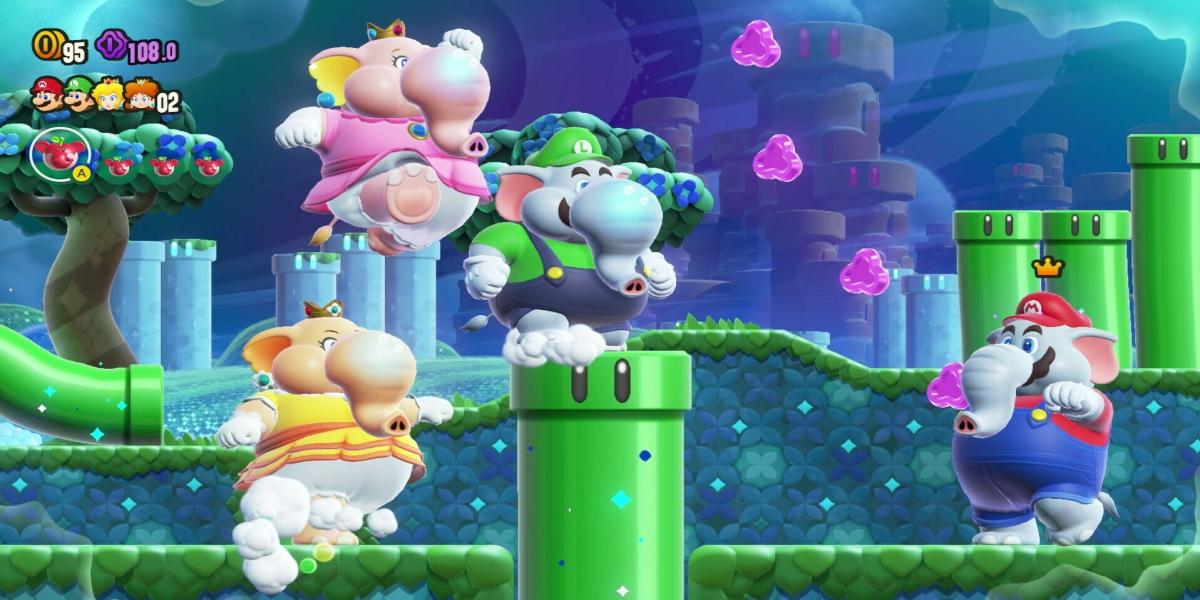 Parachute Cap Badge in Super Mario Bros. Wonder