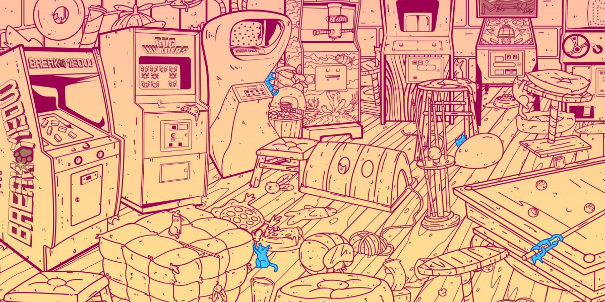 encontrar gatos en 1995 en An Arcade Full of Cats