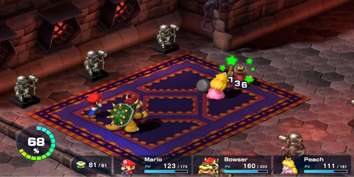 el arma Lazy Shell en Super Mario RPG