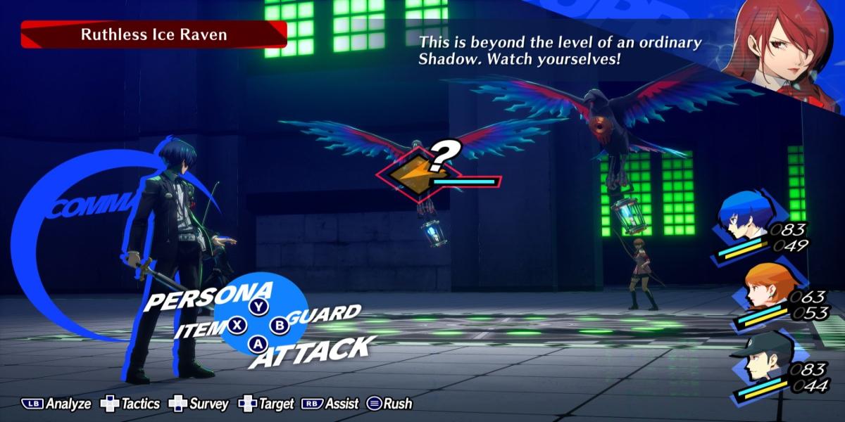 Helligkeit in Persona 3 Reload festlegen