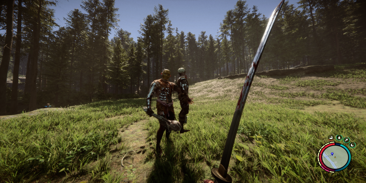 accesorio de linterna de pistola en Sons of the Forest
