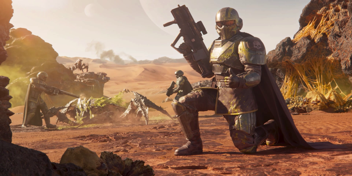 Extrait d'une mission dans Helldivers 2