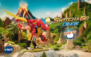 <b>VTech Switch & Go Dinos Dragorex Du T-Rex voiture et Dragon ! pub</b>