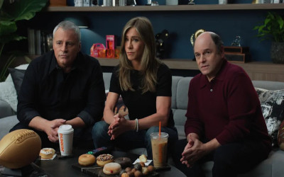 Who is the actress in the Dunkin' Super Bowl 2026 ad?