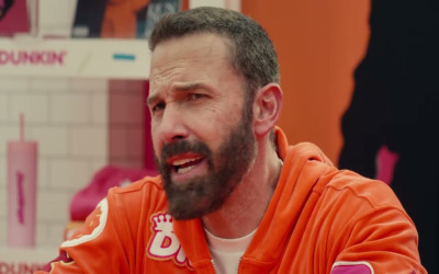 Who is the celebrity in the Dunkin' Iced Coffee 2026 commercial?
