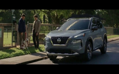 Who is the celebrity in the Nissan Rogue 2026 commercial?
