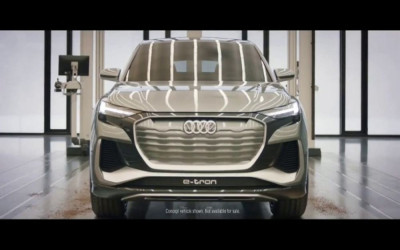 What classical song plays in the Audi “Future is an Attitude” ad?