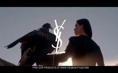 What classical song plays in the Yves Saint Laurent Libre perfume ad?