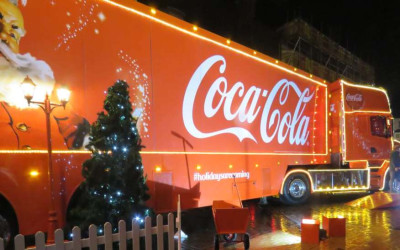 What is the song in the 2025 Coca-Cola Christmas truck commercial?