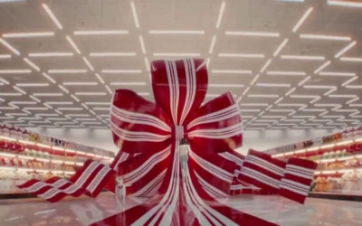 Who is the girl in the Target Holiday 2025 ad?