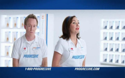 Who plays Jamie in the latest Progressive insurance ad?