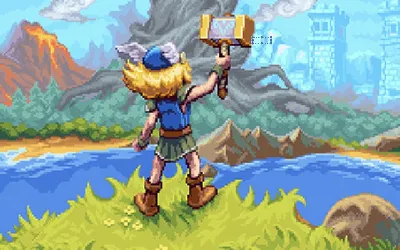 Todos los potenciadores en Tiny Thor