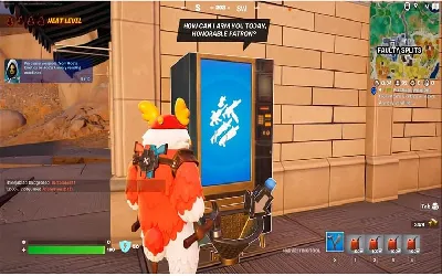 So kaufen Sie Waffen an Verkaufsautomaten in Fortnite