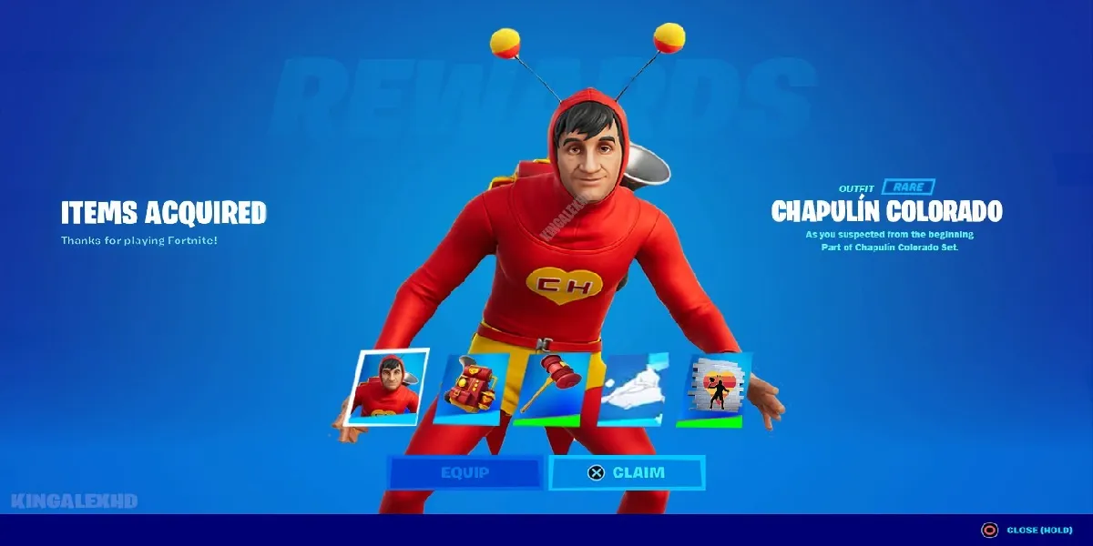 Fortnite: Comment obtenir El Chapulin Colorado