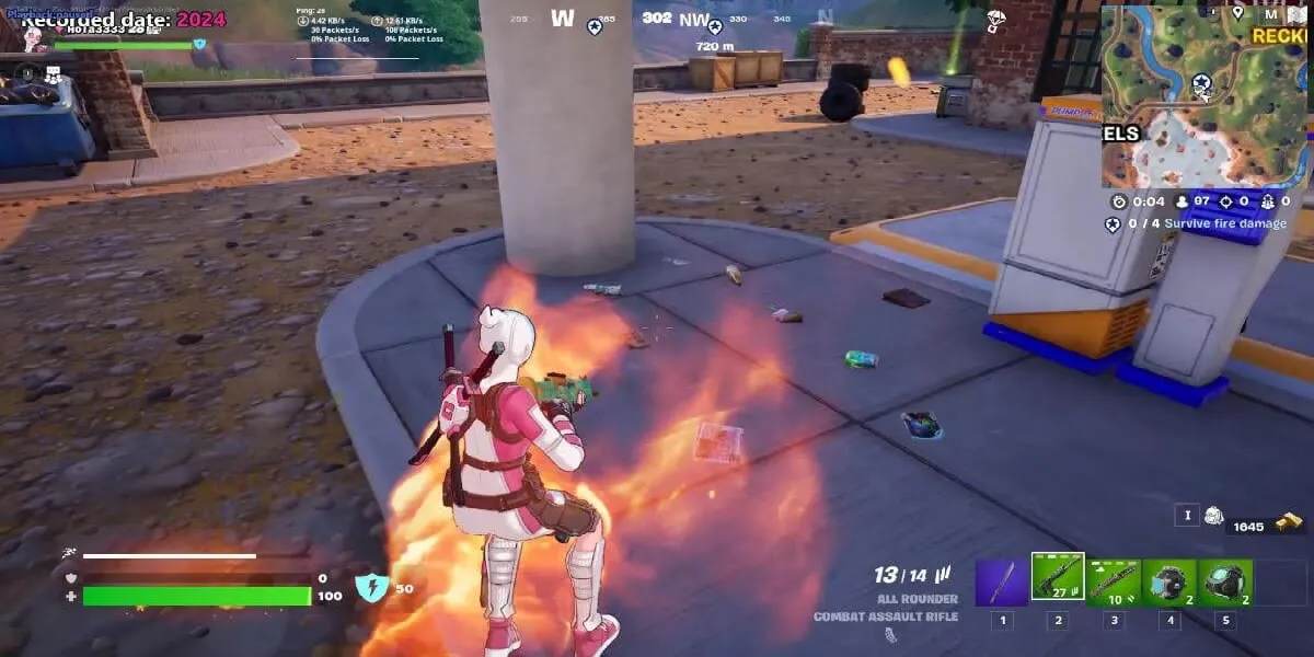 Fortnite: Come sopravvivere ai danni causati dal fuoco