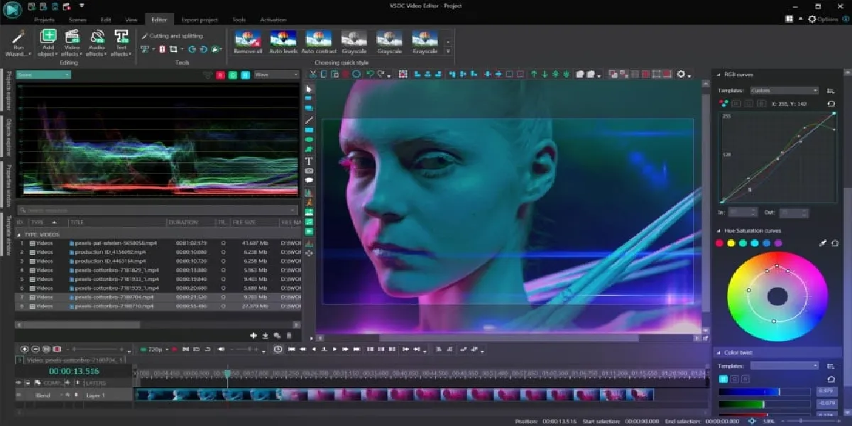 Ajouter des transitions dans Windows Video Editor