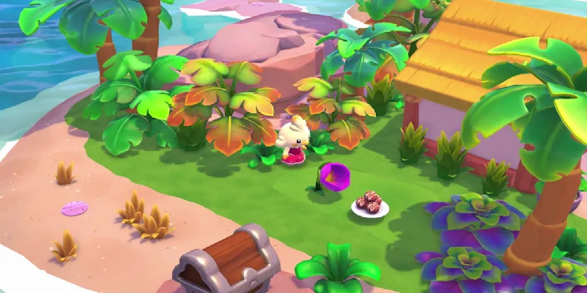 Escalader le volcan dans Hello Kitty Island Adventure