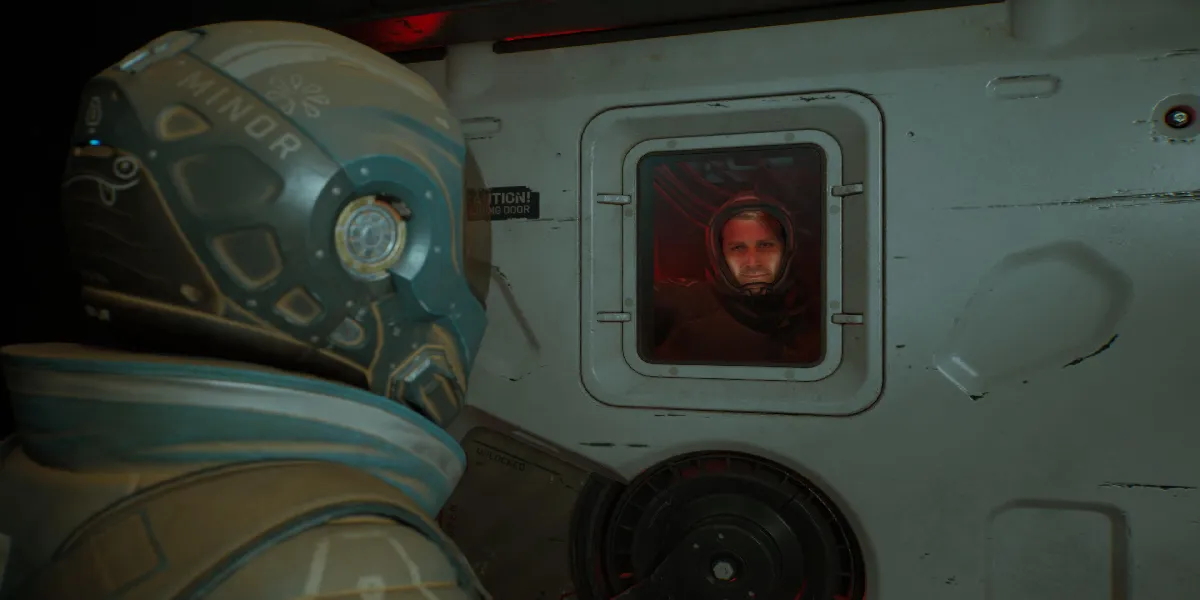 Ouvrir la porte de la cage d'escalier/de