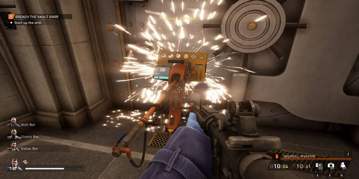 get Gold and Sharke Blue keycard in Payday 3