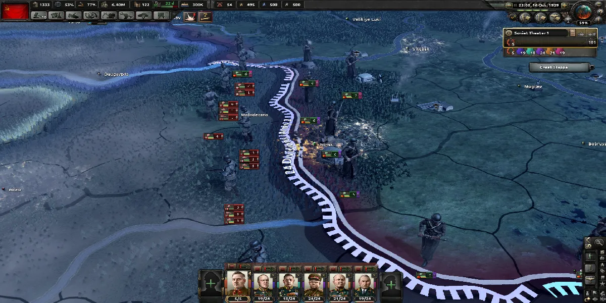 Hearts of Iron 4 No hay suficiente mano de obra