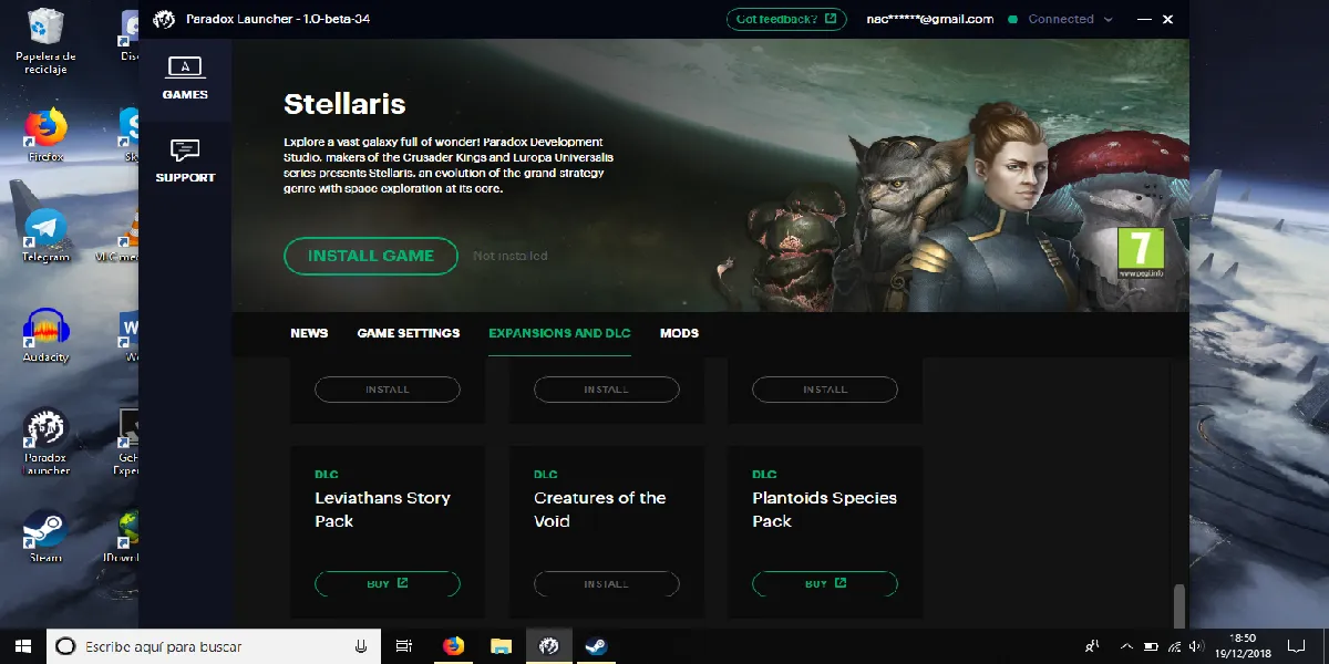 Réparer Paradox Launcher n'affichant pas les jeux
