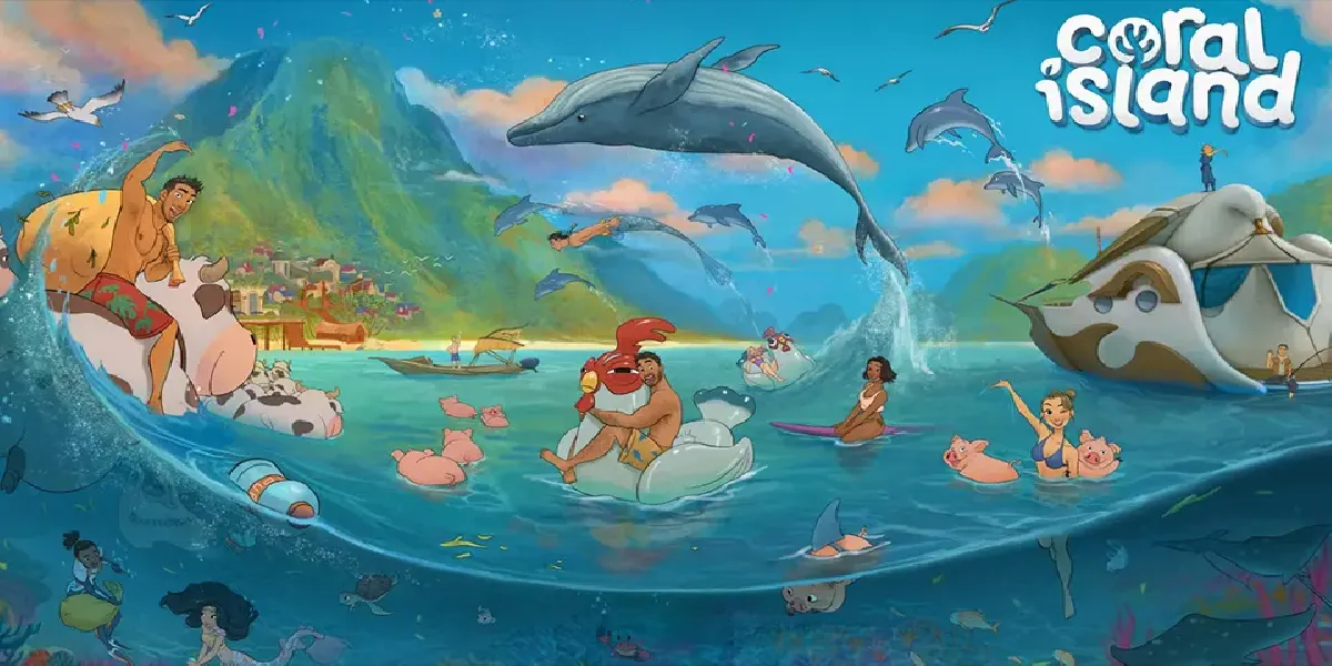 remove the log behind Paul’s House in Coral Island