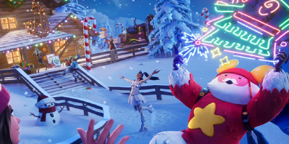 Cómo decorar semáforos en Fortnite Winterfest