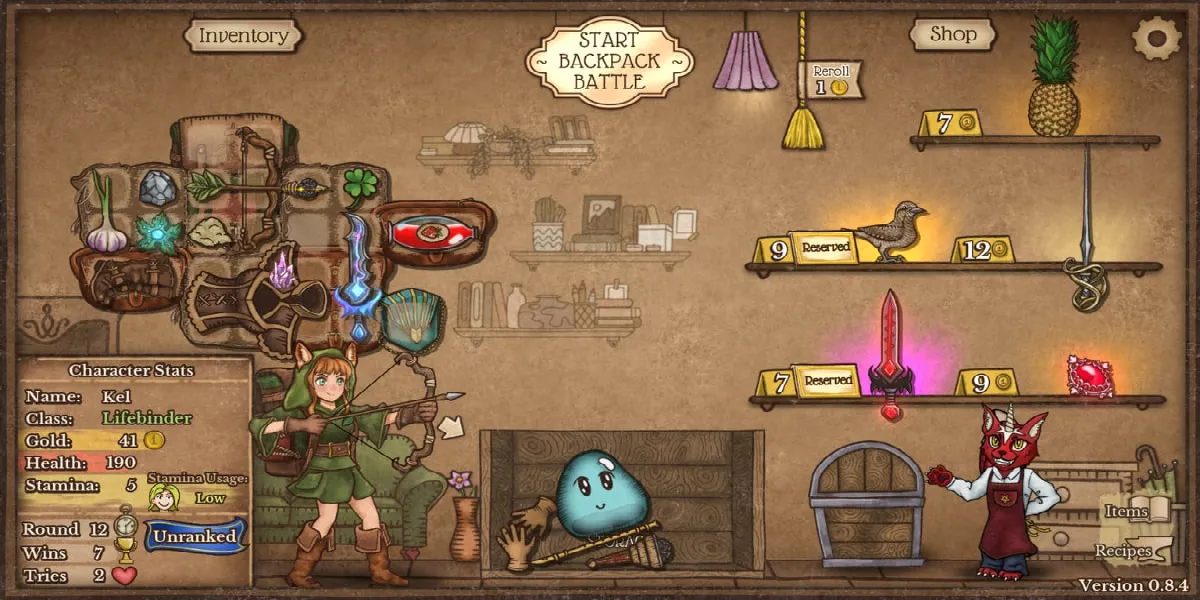 Comment fabriquer le poignard spectral dans Backpack Battles