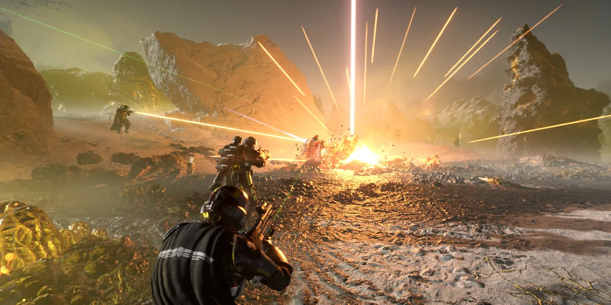 trouver les automates Scout Strider dans Helldivers 2