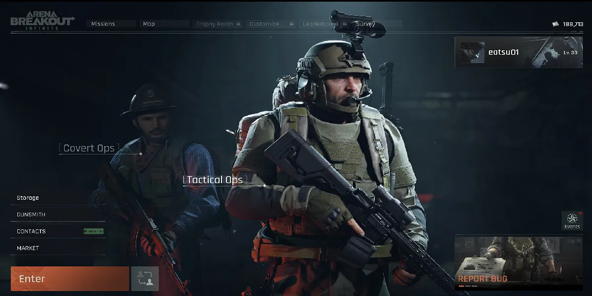 sign up for the Arena Breakout Infinite beta