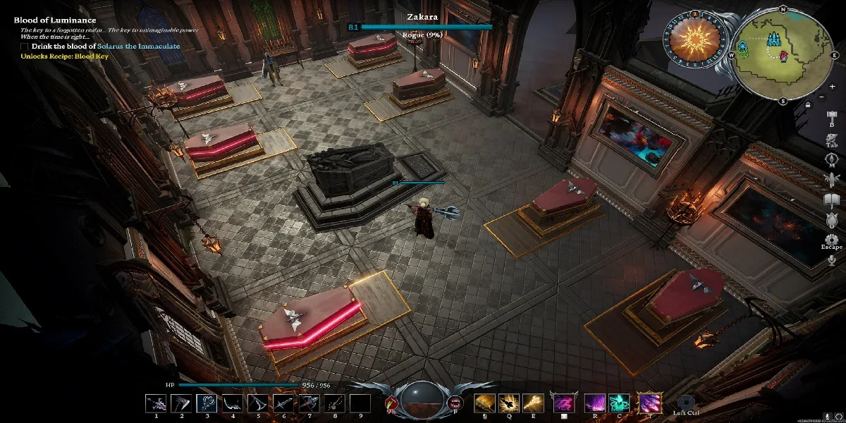 recuperare e smantellare oggetti in V Rising