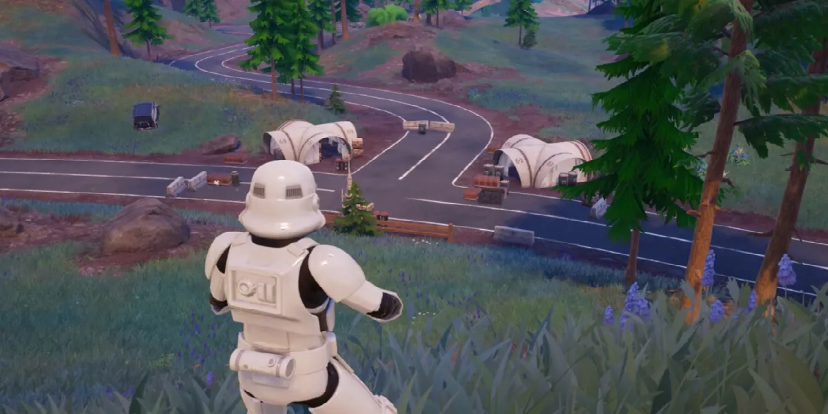 Dove trovare i blocchi stradali imperiali in Fortnite