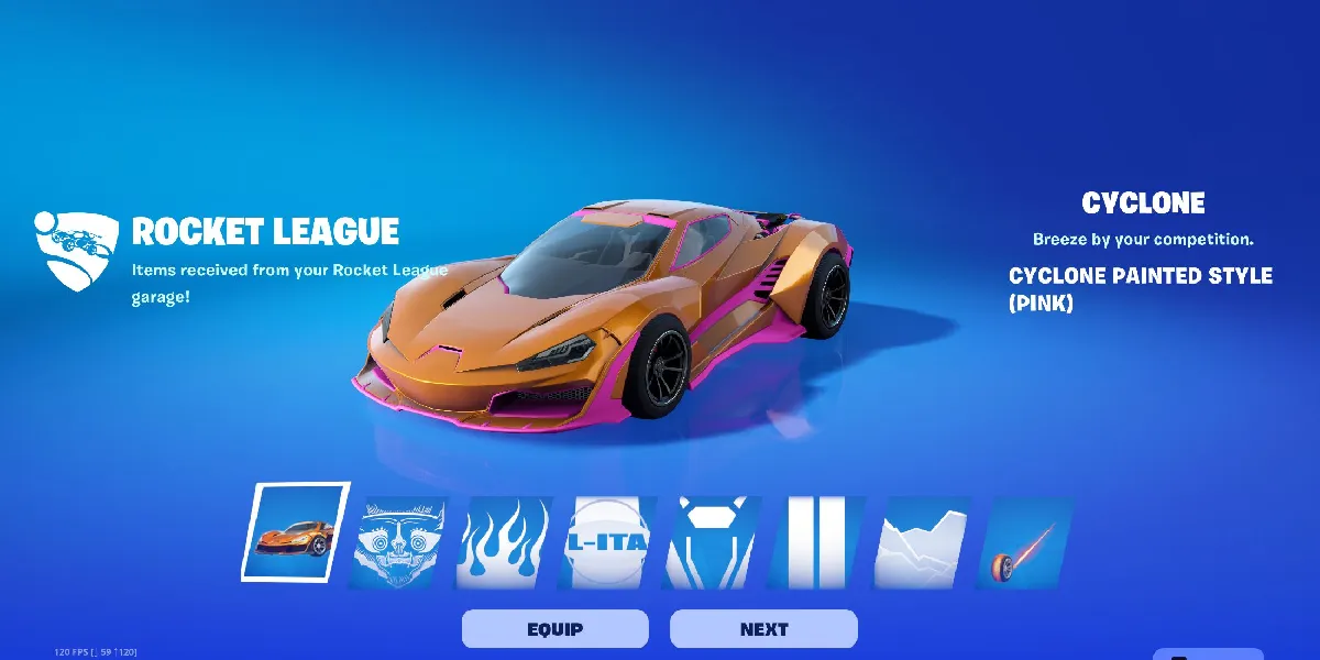 Fortnite: How to Get The Cyclone Pink Painted Style